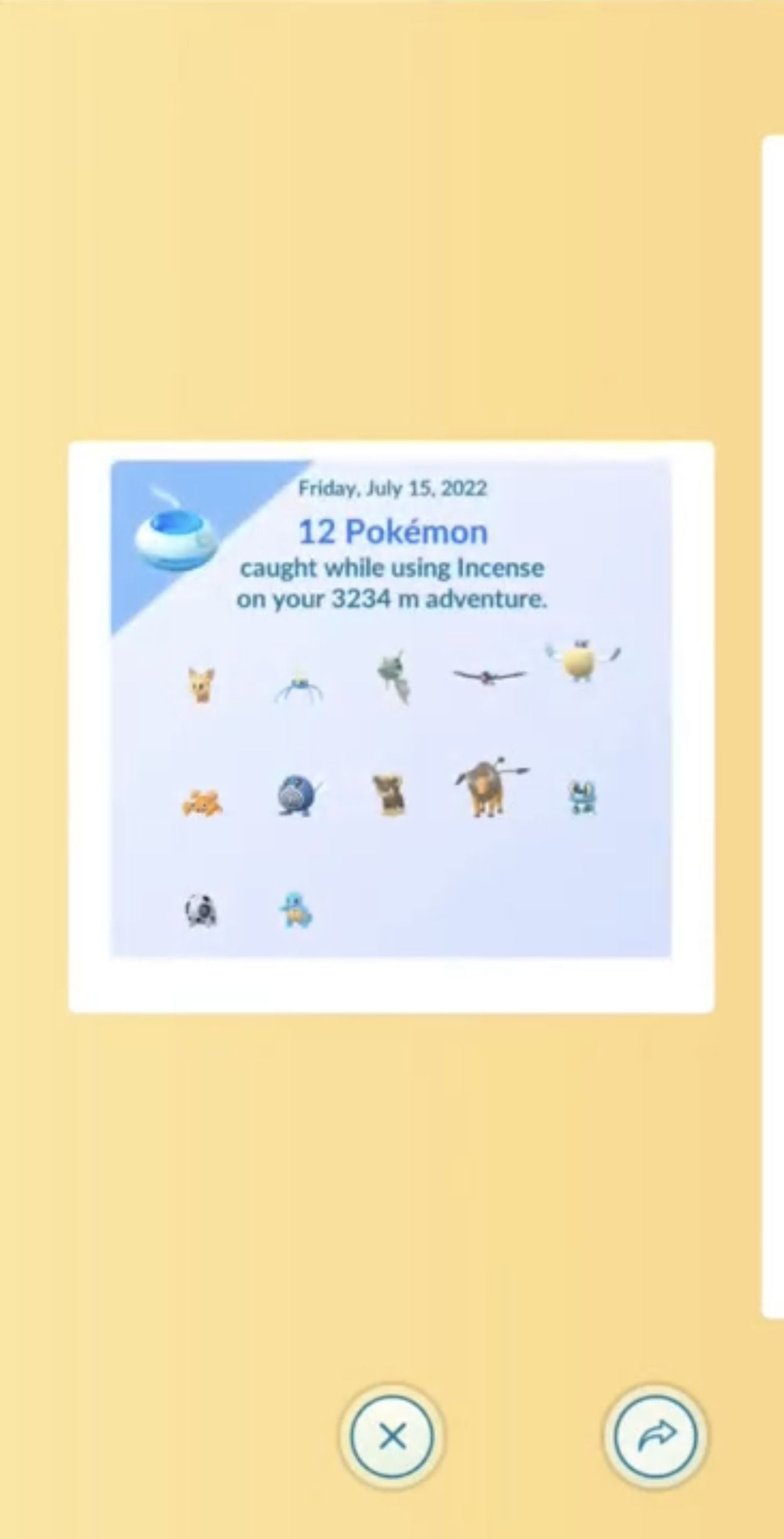 Pokémon Go Daily Adventure Incense spawn pool, including how to get and